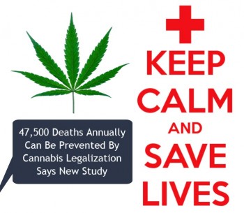 47,500 Deaths Annually Can Be Prevented By Cannabis Legalization Says New Study