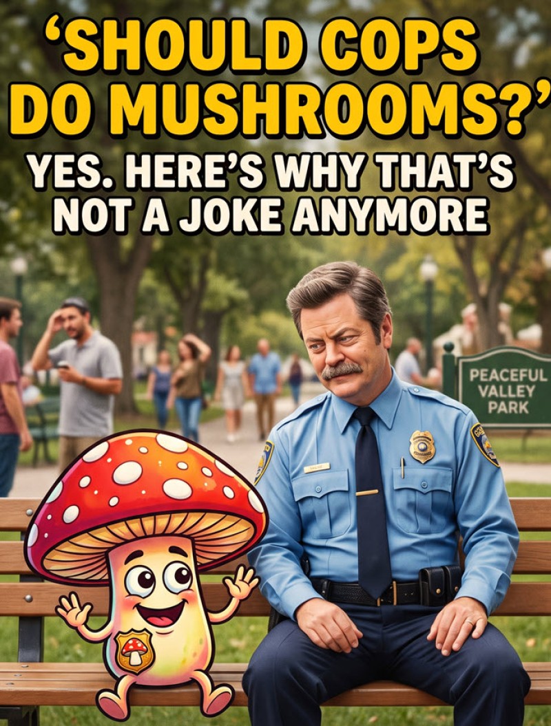 cops and mushrooms