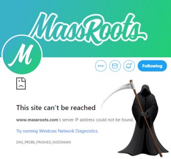 MassRoots – The End of a Cannabis Era and a Big Error, Indeed.