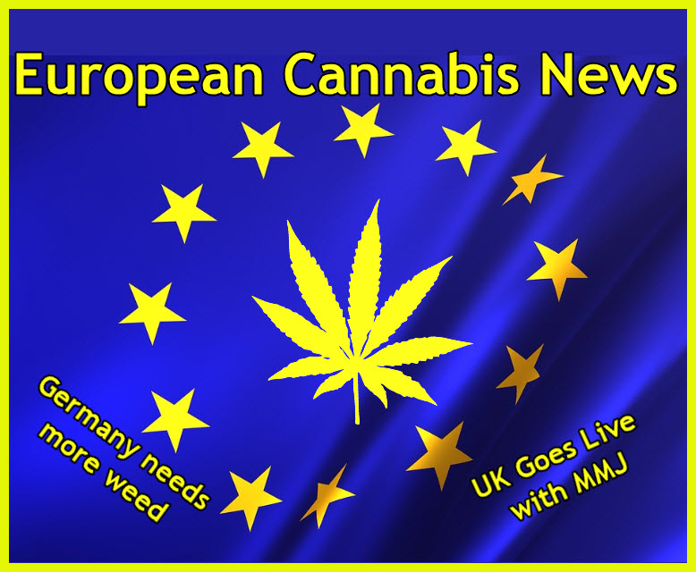 Europe Cannabis News Reports - UK Goes Live And Germany Needs More Weed