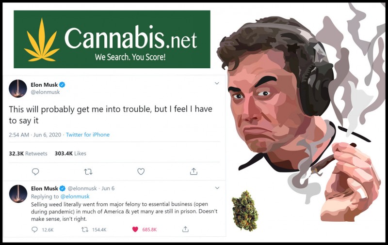 Elon Musk Marijuana Tweet