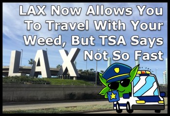 LAX Now Allows You To Travel With Your Weed, But TSA Says Not So Fast