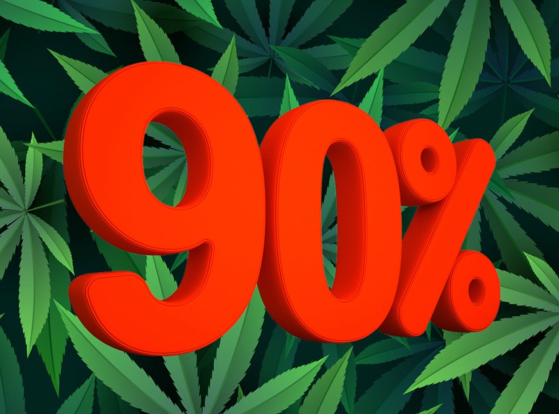 90% of Americans want legal weed