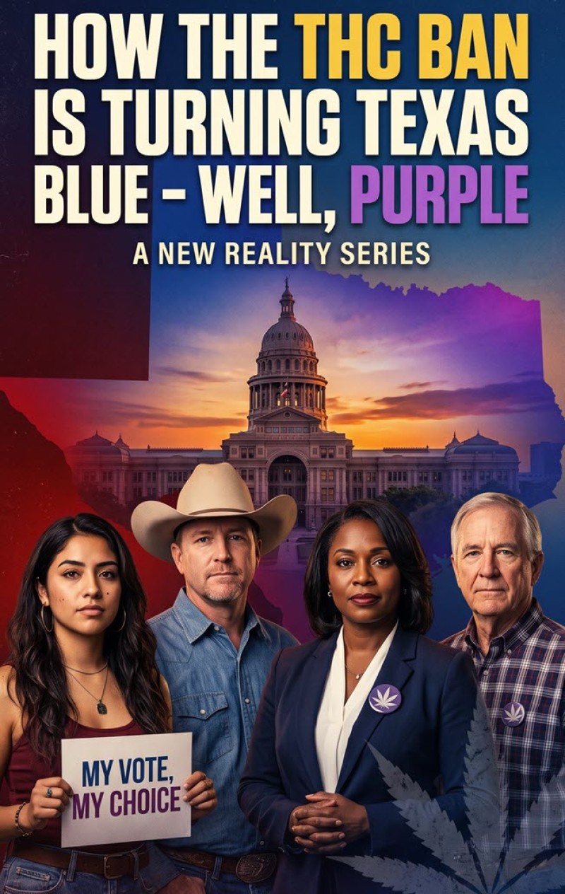 Texas turns purple