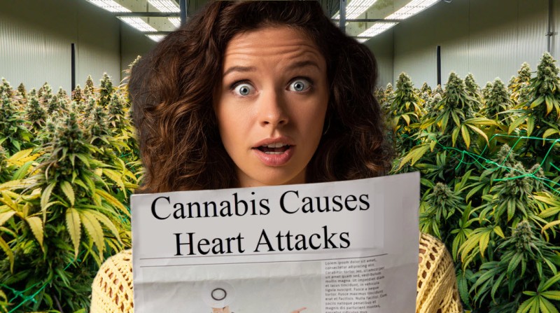 does cannabis cause heart attacks