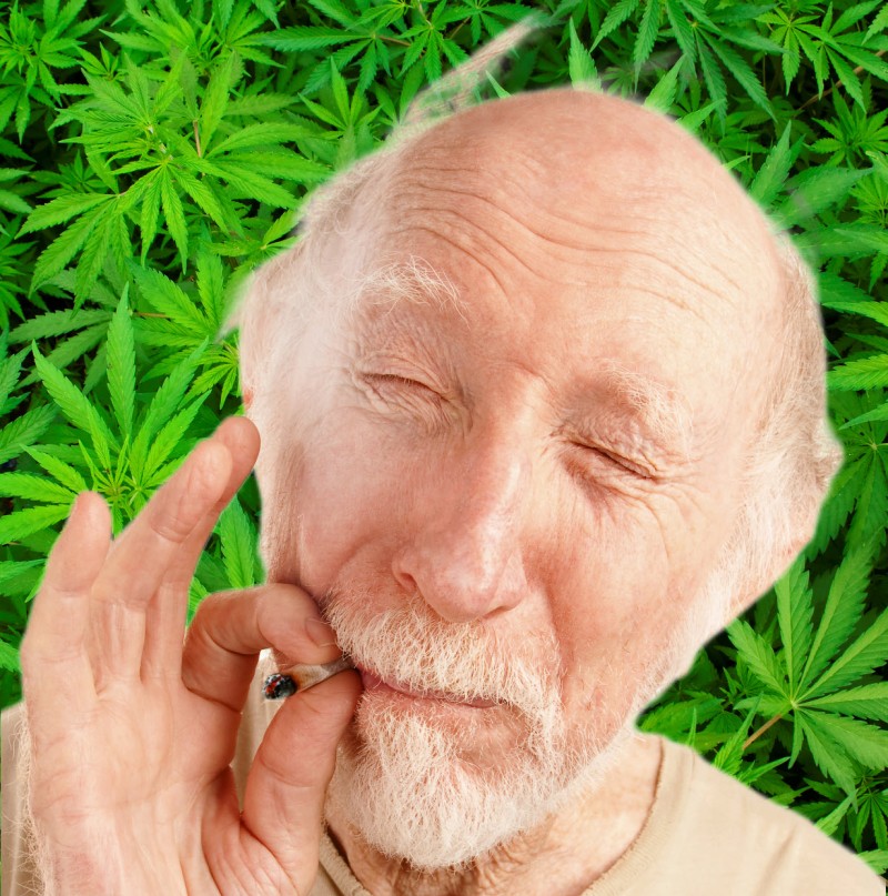 elderly using cannabis for depression