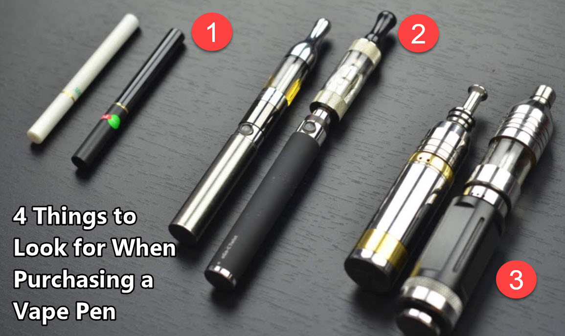 4 Things to Look for when Purchasing a Vaporizer Pen
