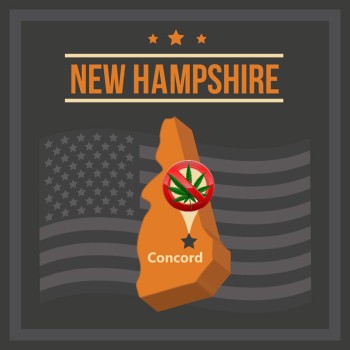 An Island of Cannabis Prohibition - New Hampshire, the Live Free or Die State, Says No to Recreational Cannabis, Again.