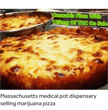 Cannabis Pizza With 125mg Of THC Now On Sale