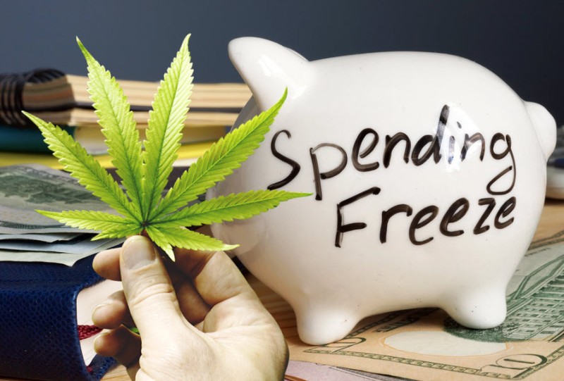 spending freeze cannabis