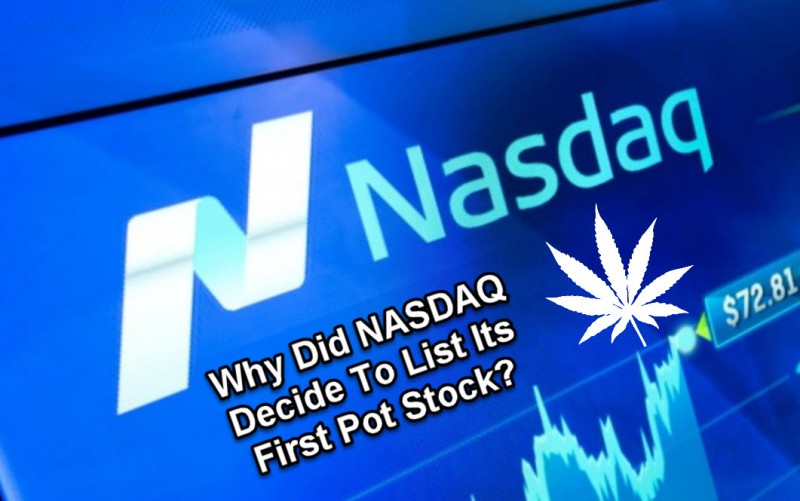 nasdaq cannabis stock listing