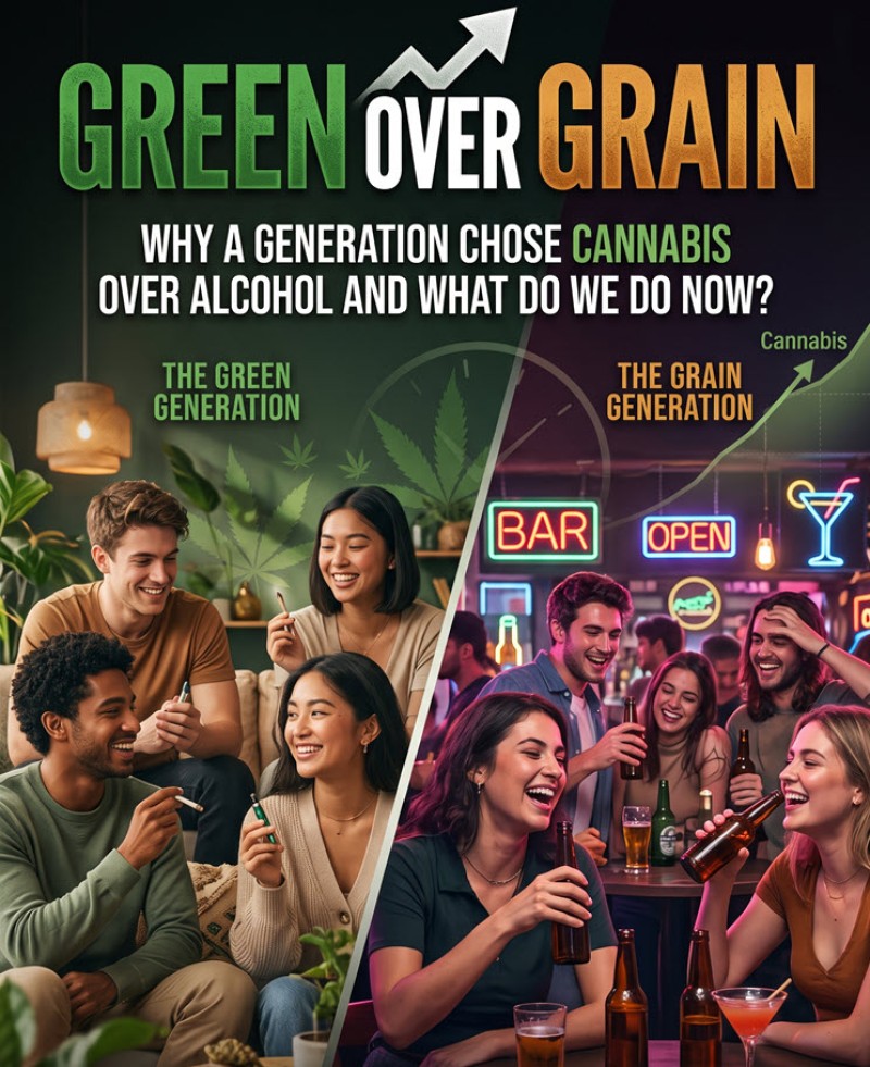 green over grain