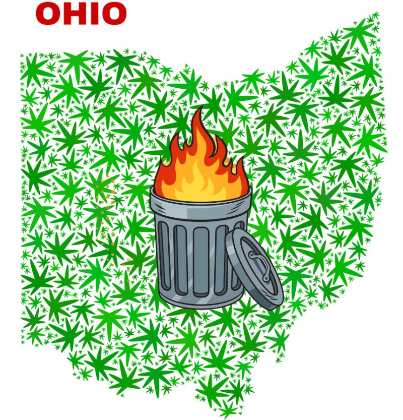 Ohio cannabis dumpster fire