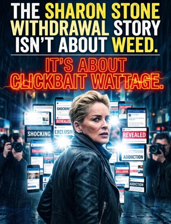 The Sharon Stone Withdrawal Story Isn't About Weed, It's About Clickbait Wattage