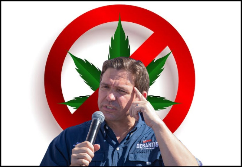 Ron Desantis against marijuana legalization