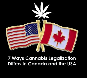 7 Ways Cannabis Legalization Differs in Canada and the USA