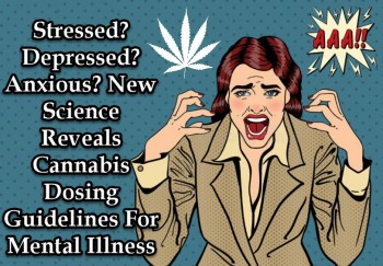 Stressed? Depressed? Anxious? New Science Reveals Cannabis Dosing Guidelines For Mental Illness