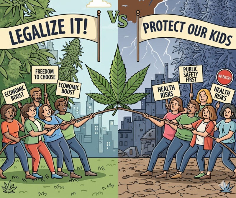cannabis advocacy groups battle