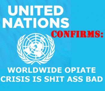 The UN Drug Office Confirms The Gravity of the Opiod Crisis