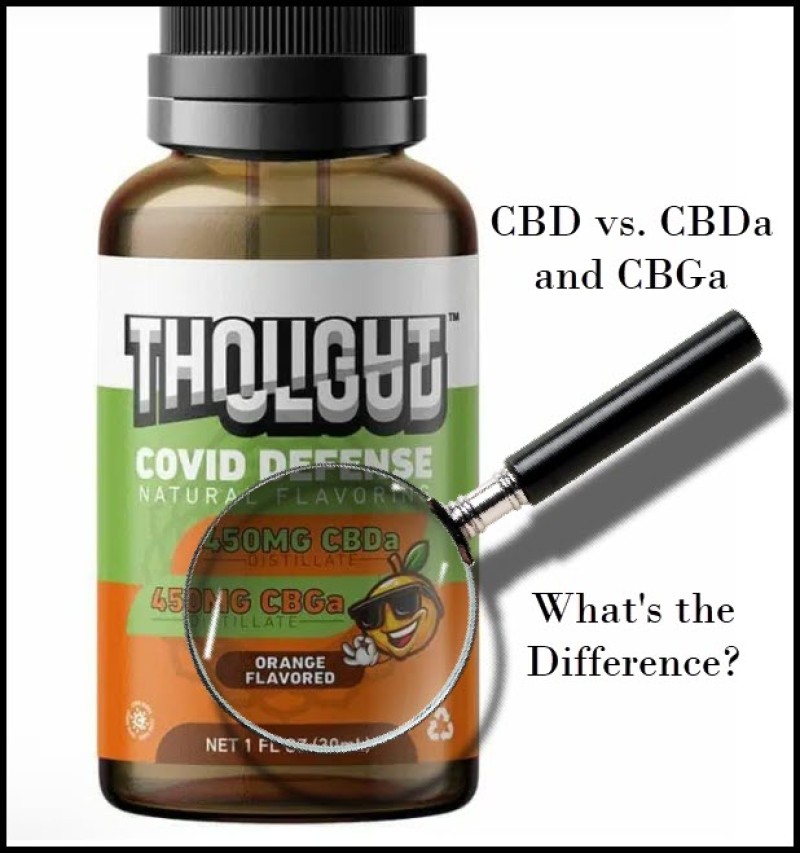 CBD vs CBDa and CBGa