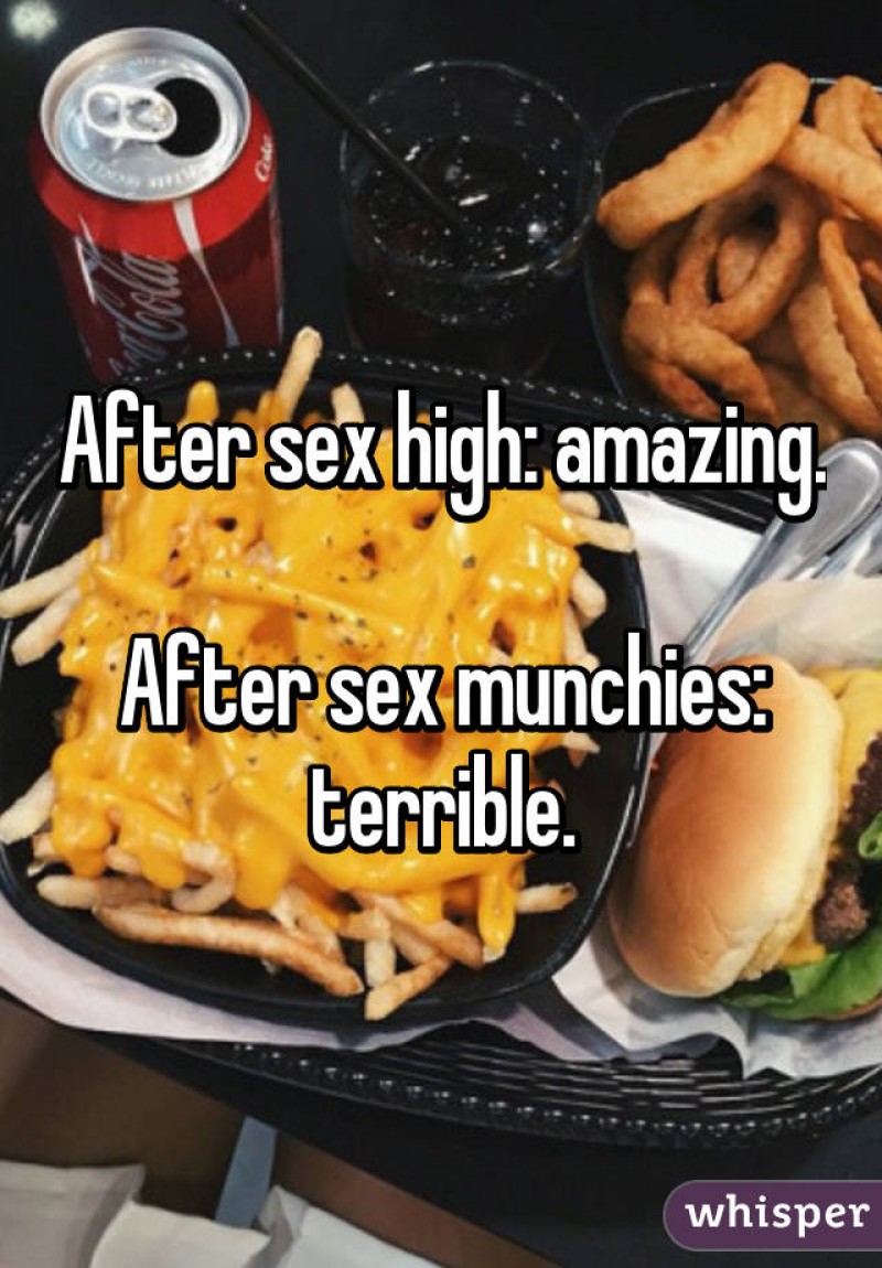 What is your go-to post sexy time snack?