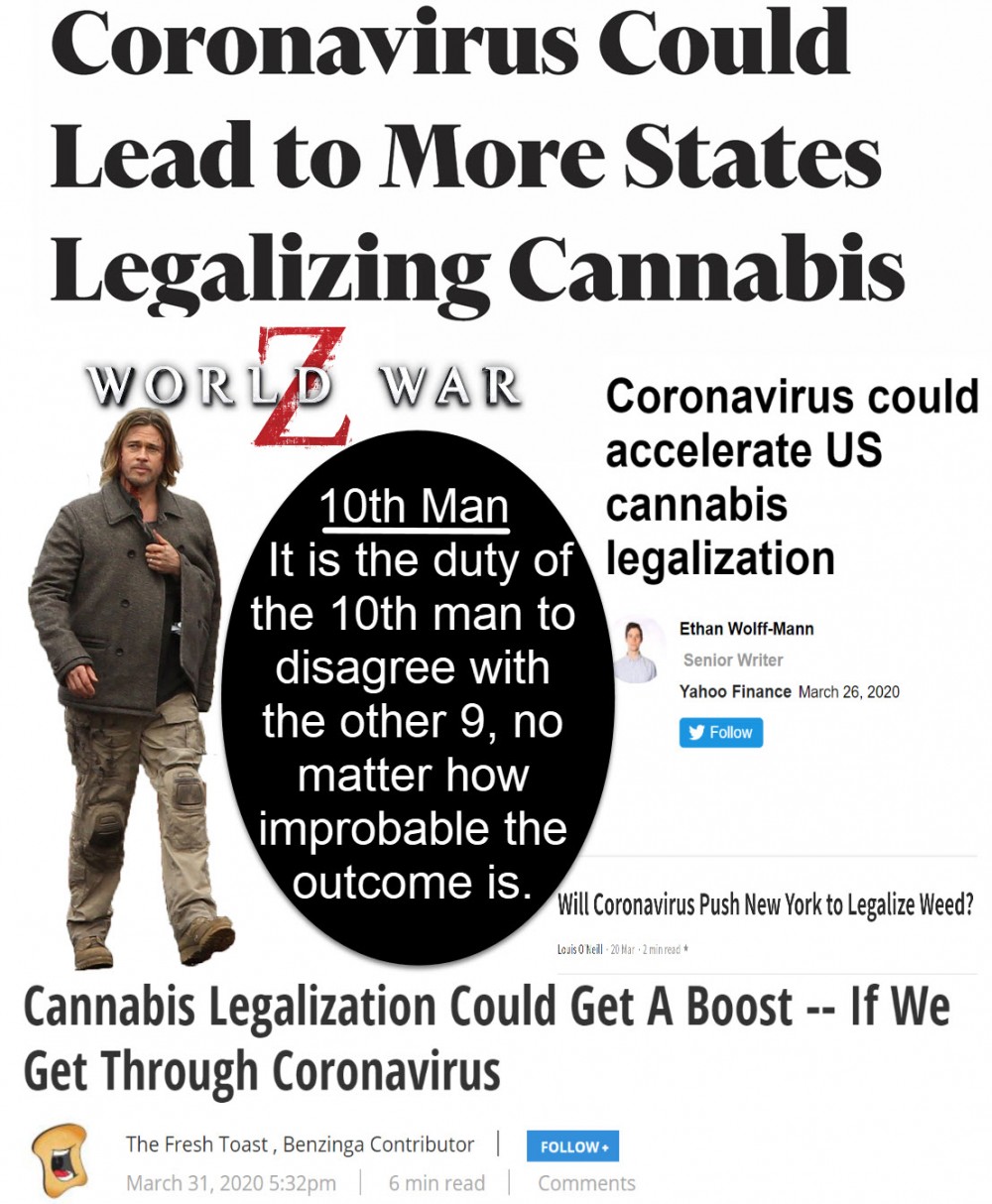 10TH MAN THEORY OF CANNABIS WORLD WAR Z