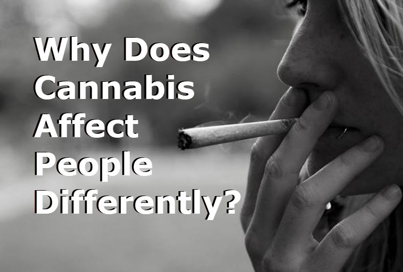 CANNABIS AFFECT PEOPLE DIFFERENTLY