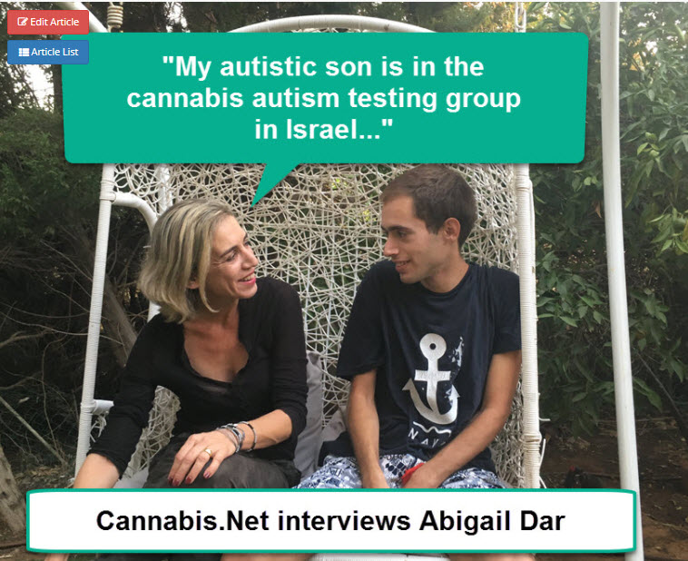 ISRAELI AUTISM CANNABIS STUDY