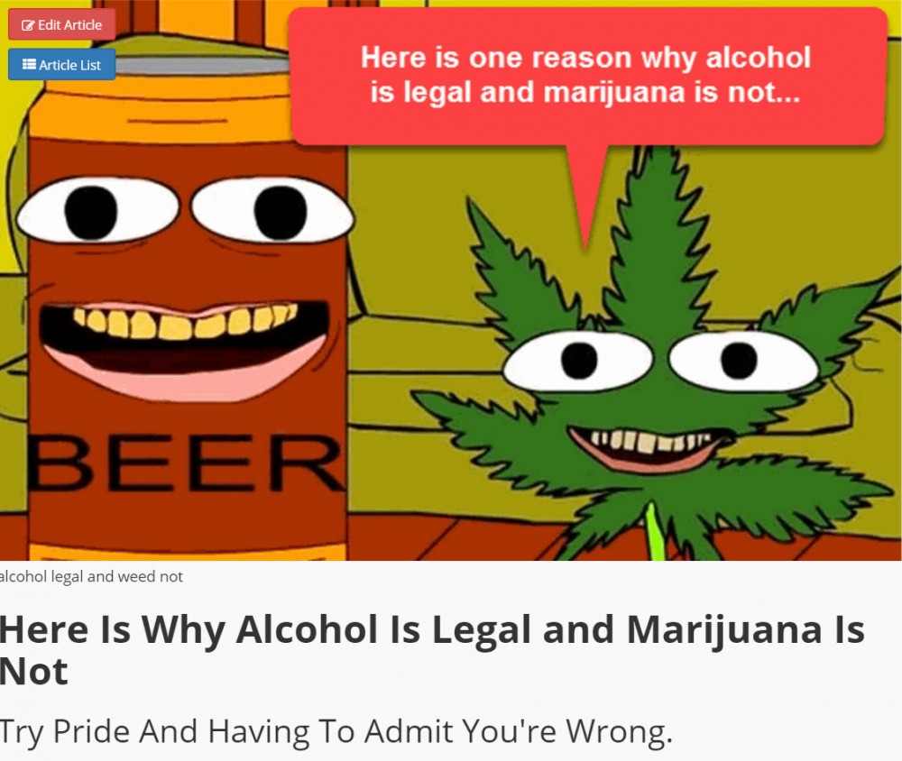 BEER AND WEED