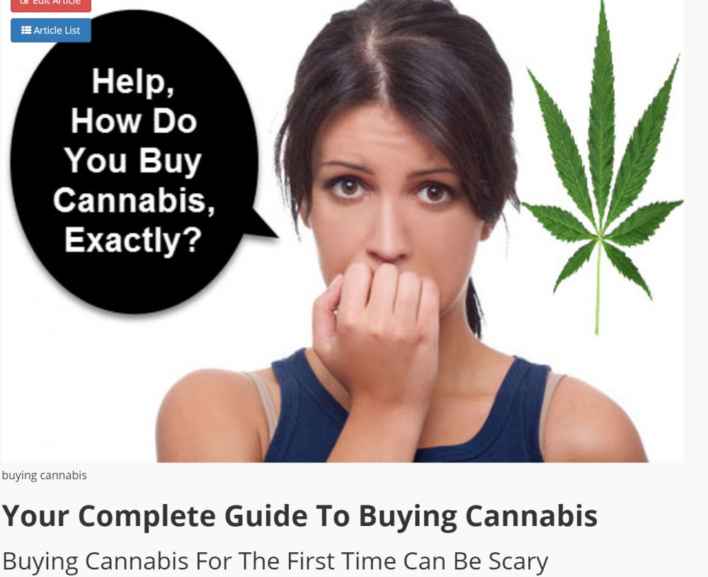 HOW DO YOU BUY MARIJUANA FIRST TIME