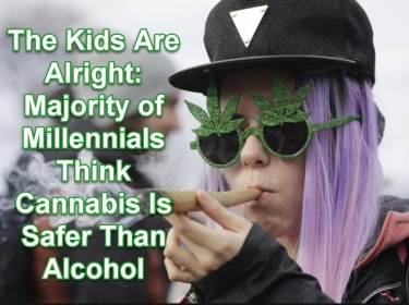 KIDS THINK CANNABIS SAFER THAN ALCOHOL