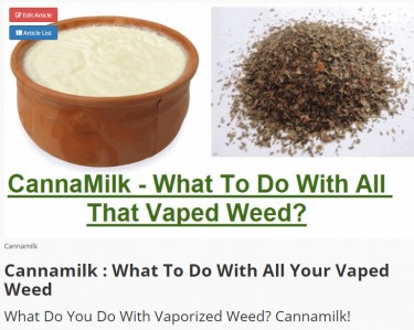 WHAT IS CANNAMILK