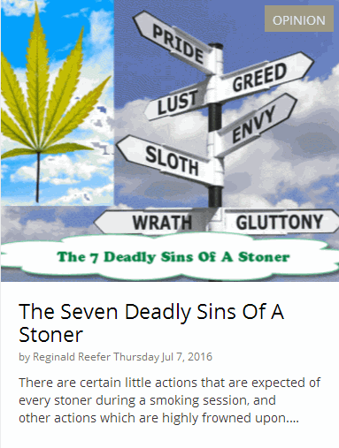 deadly marijuana sins