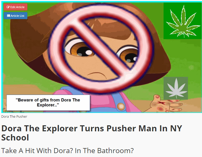 DORA THE WEED DEALER