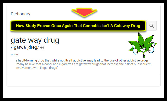 CANNABIS AS A GATEWAY DRUG