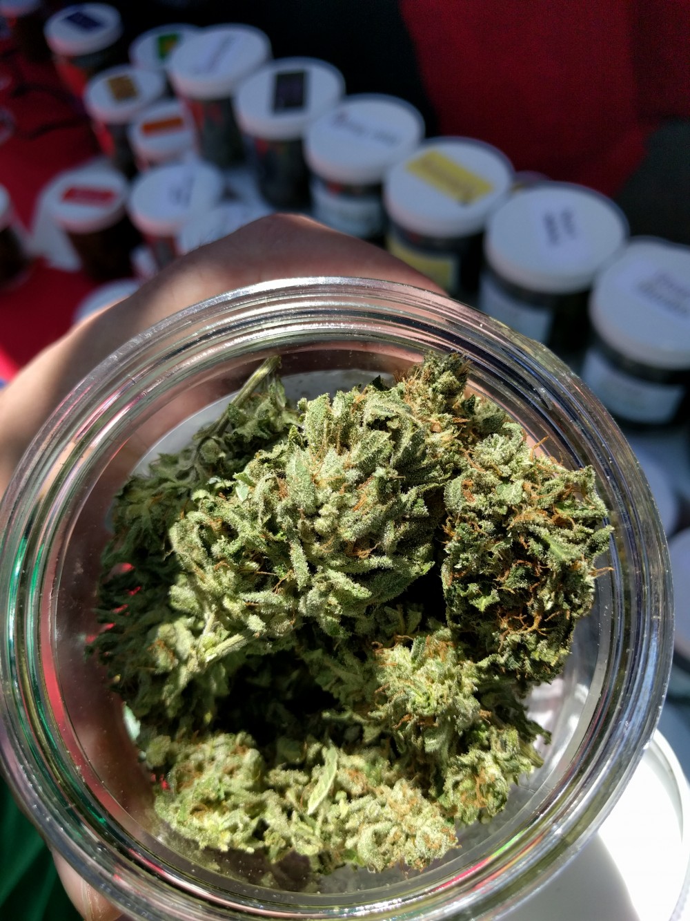 JAR OF MARIJUANA