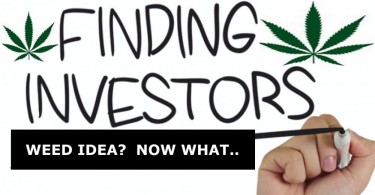 HOW DO YOU FIND MARIJUANA INVESTORS