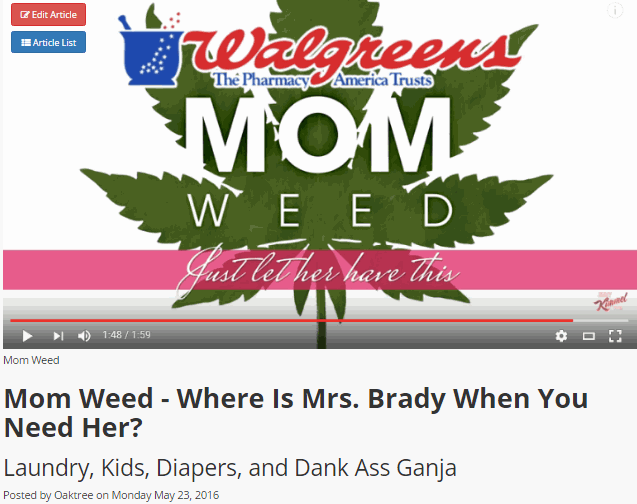 moms who smoke weed