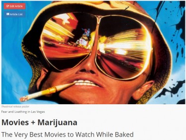 WEED AND MOVIES