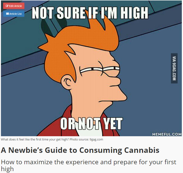 NEWBIE GUIDE TO CANNABIS