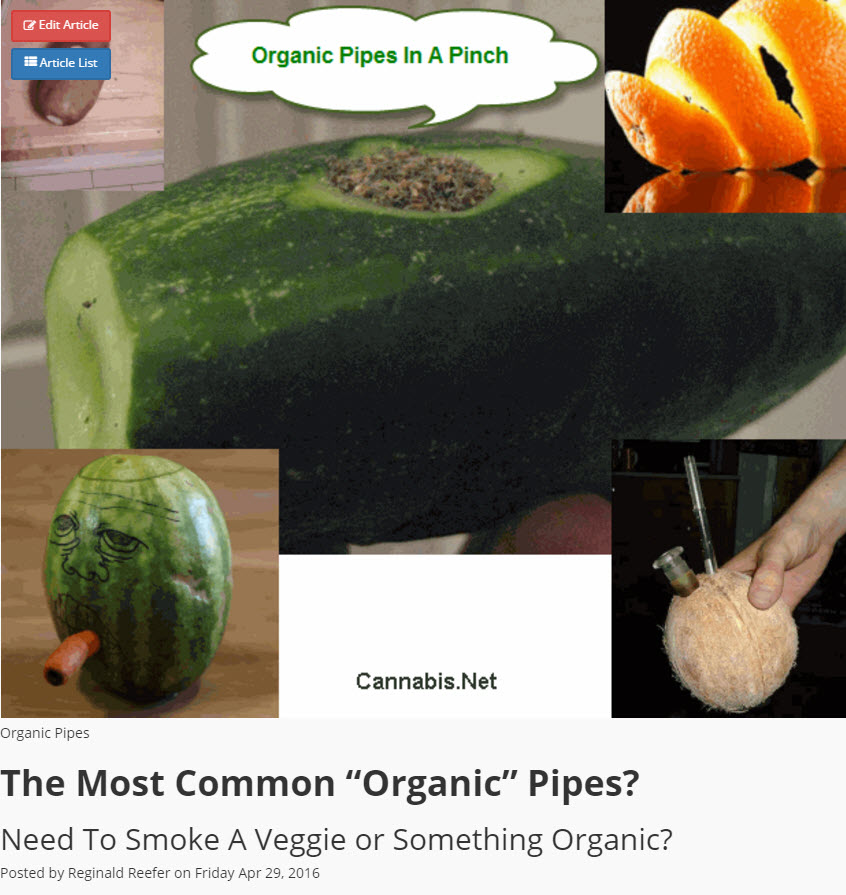 organic pipes