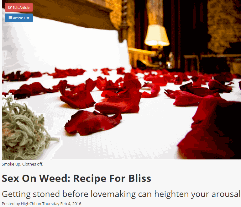 SEX AND MARIJUANA IDEAS