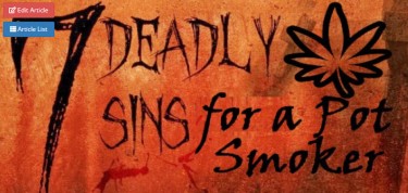 DEADLY SINS OF CANNABIS