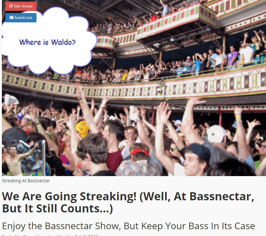 BASS NECTAR STREAKING