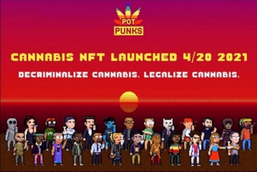 POT PUNKS CANNABIS NFTS GO LIVE