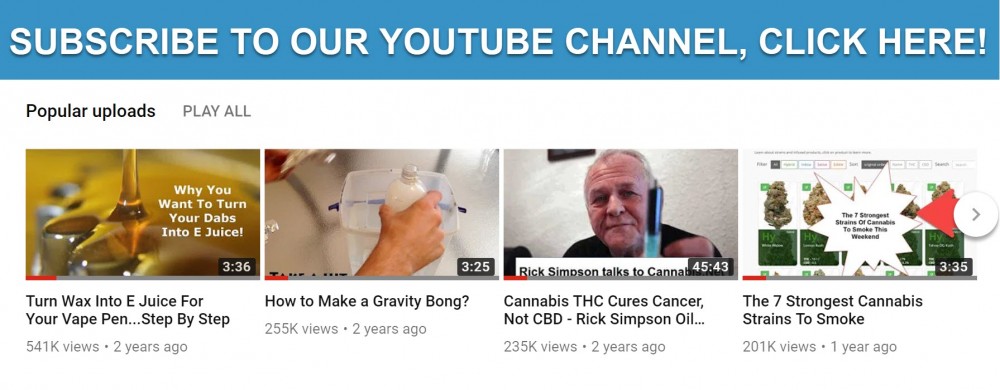 WEED YOUTUBE CHANNELS