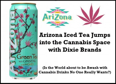 ARIZONA ICE TEA GETS CANNABIS DRINKS