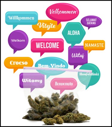 asking for weed in different languages
