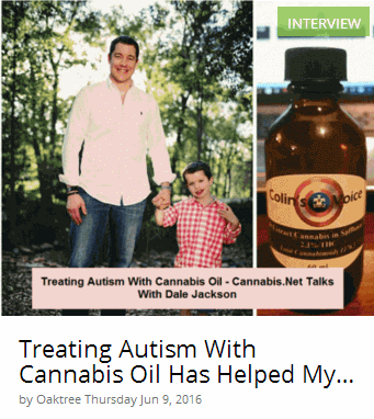 DALE JACKSON AUTISM AND CANNABIS OIL