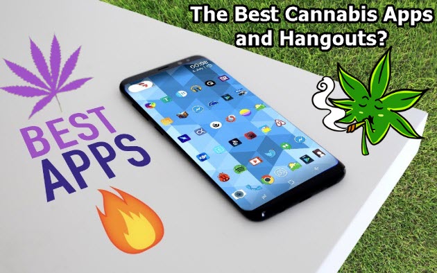 cannabis weed apps and hangouts online